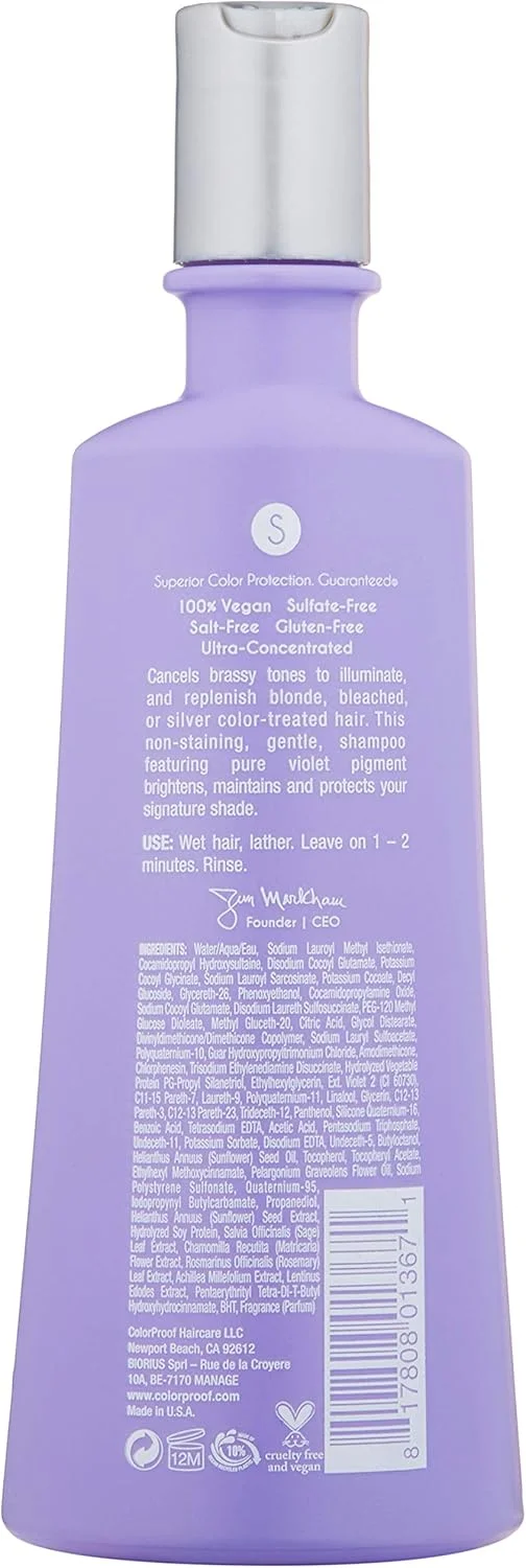 شامپو بنفش کالرپروف سیگنچر بلوند مناسب برای خانم ها و آقایان 250 میل