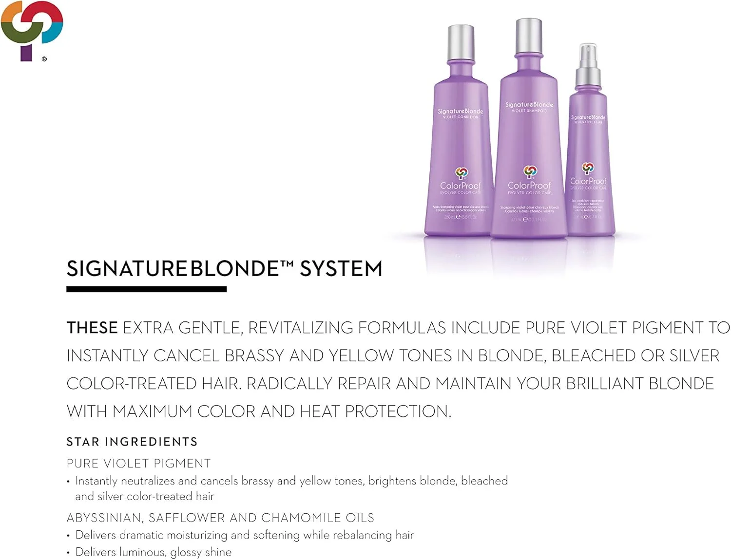 شامپو بنفش کالرپروف سیگنچر بلوند مناسب برای خانم ها و آقایان 250 میل