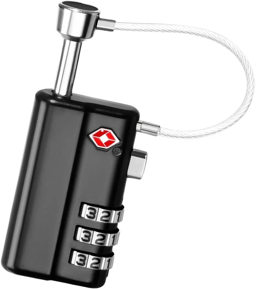 قفل چمدان حرفه ای مورد تایید TSA، قفل چمدان سنگین برای چمدان های مسافرتی، قفل های بادوام و مقاوم در برابر برش با ساق فولادی آلیاژی، قفل امنیتی مقاوم در برابر برش و ایمن برای کودکان قفل چمدان حرفه ای مورد تایید TSA، قفل چمدان سنگین برای چمدان های مسافرتی، قفل های بادوام و مقاوم در برابر برش با ساق فولادی آلیاژی، قفل امنیتی مقاوم در برابر برش و ایمن برای کودکان