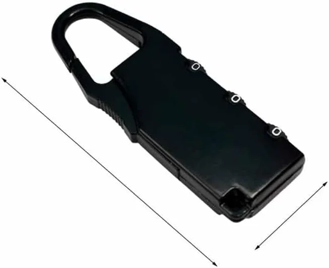 قفل چمدان پورتال AE، قفل رمزدار 3 رقمی، قفل رمز ایمن، قفل کد برای چمدان، مشکی (1 عدد) قفل چمدان پورتال AE، قفل رمزدار 3 رقمی، قفل رمز ایمن، قفل کد برای چمدان، مشکی (1 عدد)