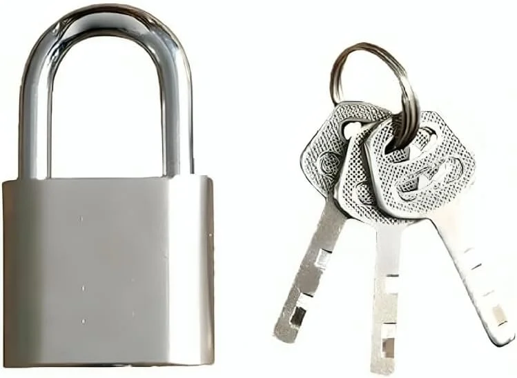 قفل آویز استیل ضد زنگ پورتال AE نقره ای، قفل کلیدی برای سوله، انبار، کمد باشگاه مدرسه، جعبه ابزار 40 میلی متر، (نقره ای) قفل آویز استیل ضد زنگ پورتال AE نقره ای، قفل کلیدی برای سوله، انبار، کمد باشگاه مدرسه، جعبه ابزار 40 میلی متر، (نقره ای)