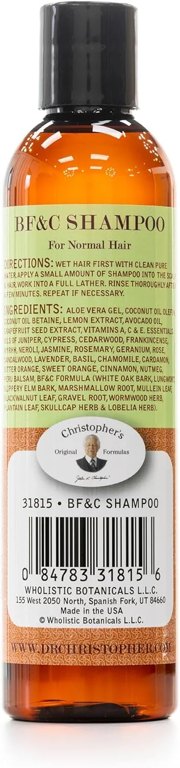 شامپو BF&C فرمول های اصلی کریستوفر دکتر 236 میلی لیتر مایع شامپو BF&C فرمول های اصلی کریستوفر دکتر 236 میلی لیتر مایع