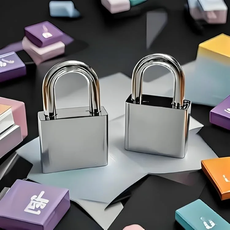 قفل آویز استیل ضد زنگ پورتال AE نقره ای، قفل کلیدی برای سوله، انبار، کمد باشگاه مدرسه، جعبه ابزار 40 میلی متر، (نقره ای)