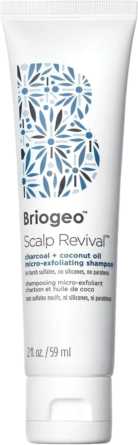شامپو زغال چوب لایه بردار احیا کننده پوست سر بریوجیو، درمان پوست سر خشک و خارش دار، شامپو شفاف کننده برای رفع تجمع، 2 اونس شامپو زغال چوب لایه بردار احیا کننده پوست سر بریوجیو، درمان پوست سر خشک و خارش دار، شامپو شفاف کننده برای رفع تجمع، 2 اونس