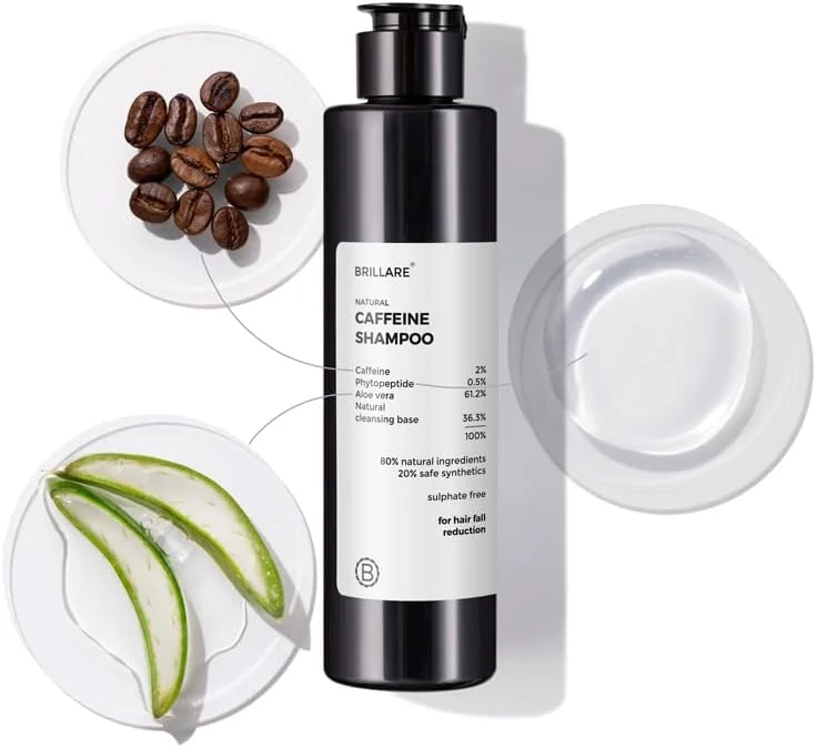 شامپو کافئین بریلییر برای کنترل ریزش مو (200 میلی لیتر)