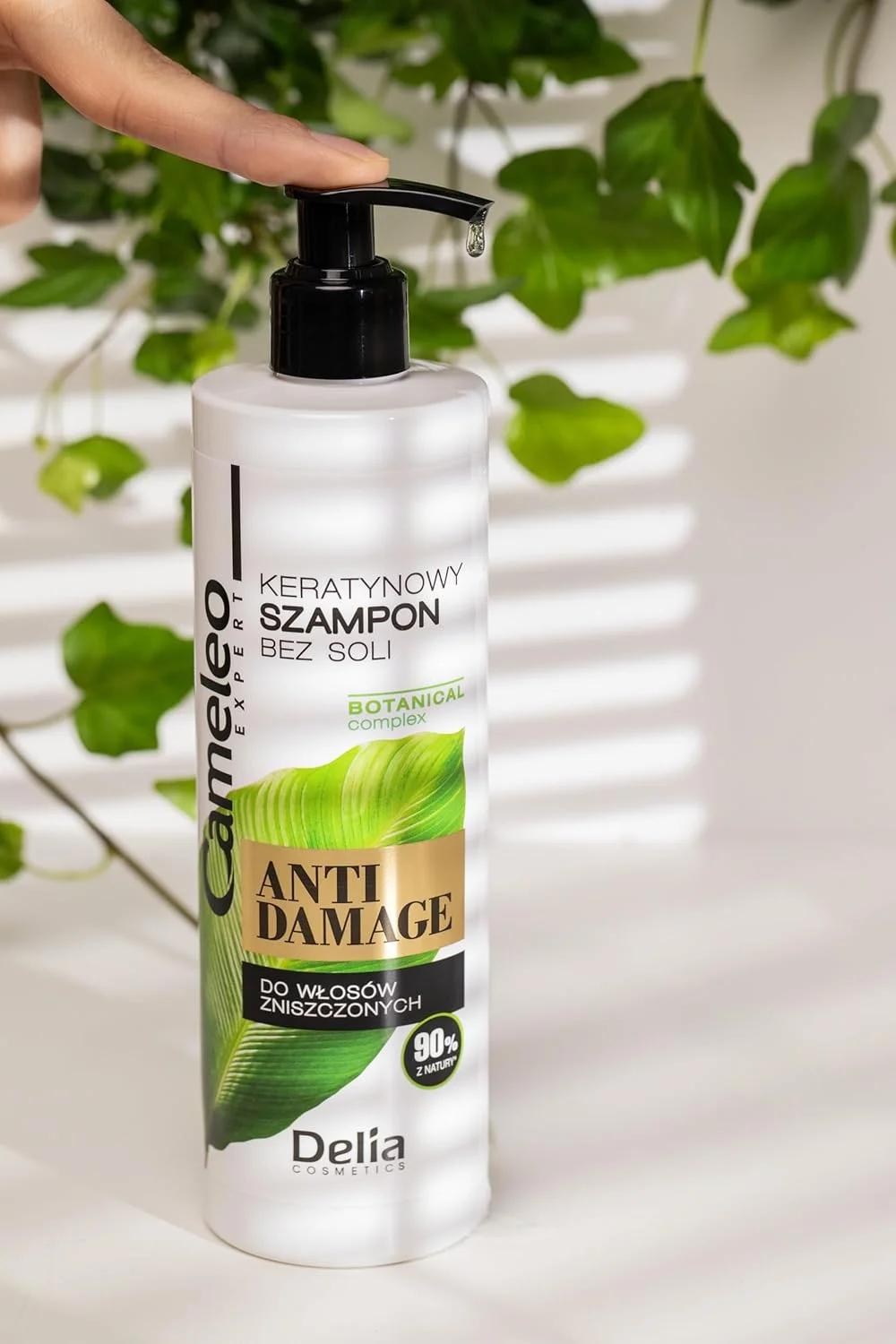 شامپو کراتین Cameleo - برای موهای آسیب دیده، خشک و شکننده - درمان و مراقبت عالی با کراتین بیومیمتیک و روغن آرگان - محافظ حرارتی - بدون نمک و پارابن - 250 میلی لیتر