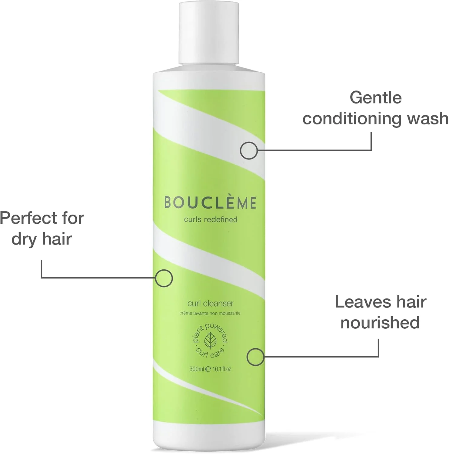 بوکلمه - پاک کننده فر - شستشوی مشترک کرمی آبرسان برای پاکسازی مو - 98% مواد مشتق شده طبیعی - ایده آل برای موهای خشک - 300 میلی لیتر (بسته 1 عددی)