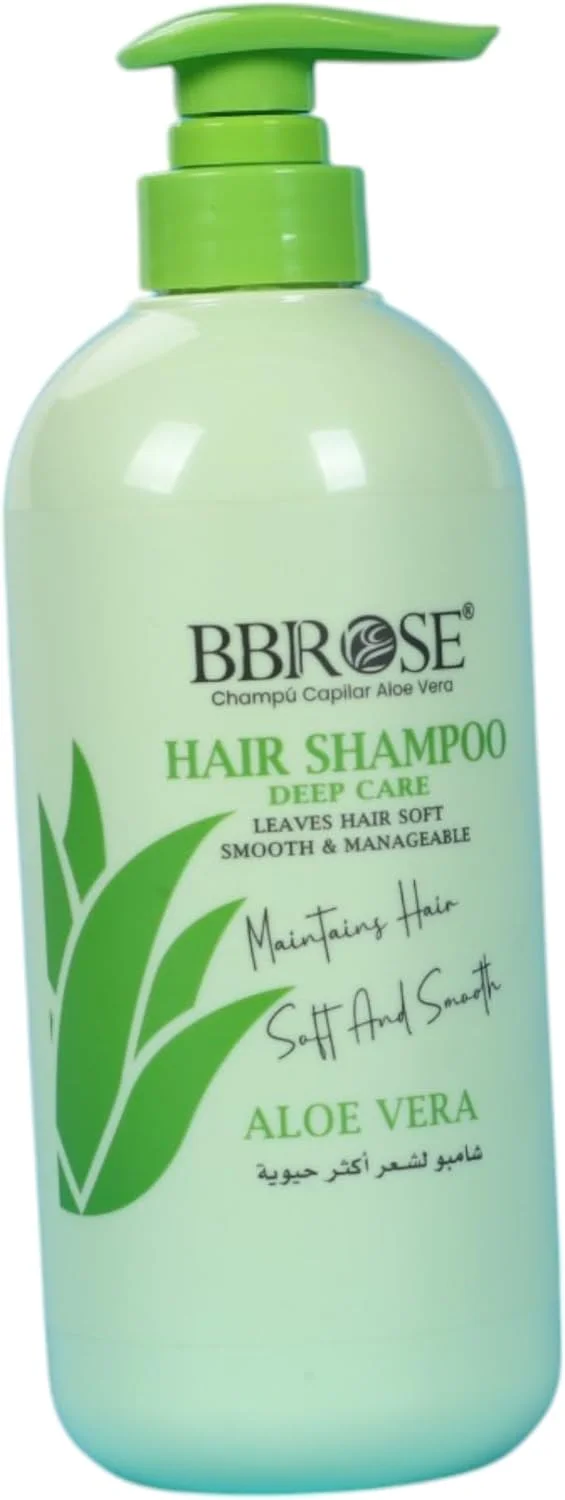 شامپو مو آلوئه ورا BBROSE، مراقبت عمیق برای موهای نرم، صاف و خوش حالت، تقویت کننده درخشش طبیعی، آبرسانی با آلوئه، تسکین دهنده ملایم پوست سر و ترمیم مغذی شامپو مو آلوئه ورا BBROSE، مراقبت عمیق برای موهای نرم، صاف و خوش حالت، تقویت کننده درخشش طبیعی، آبرسانی با آلوئه، تسکین دهنده ملایم پوست سر و ترمیم مغذی