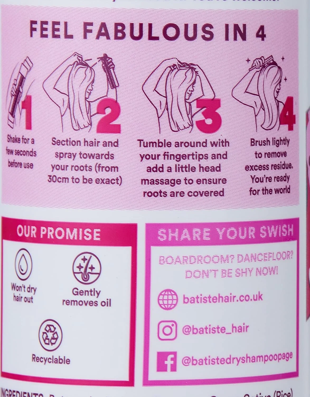 شامپو خشک باتیست با رایحه Blush، بسته دوقلو، 200 میلی لیتر، 2 عددی شامپو خشک باتیست با رایحه Blush، بسته دوقلو، 200 میلی لیتر، 2 عددی