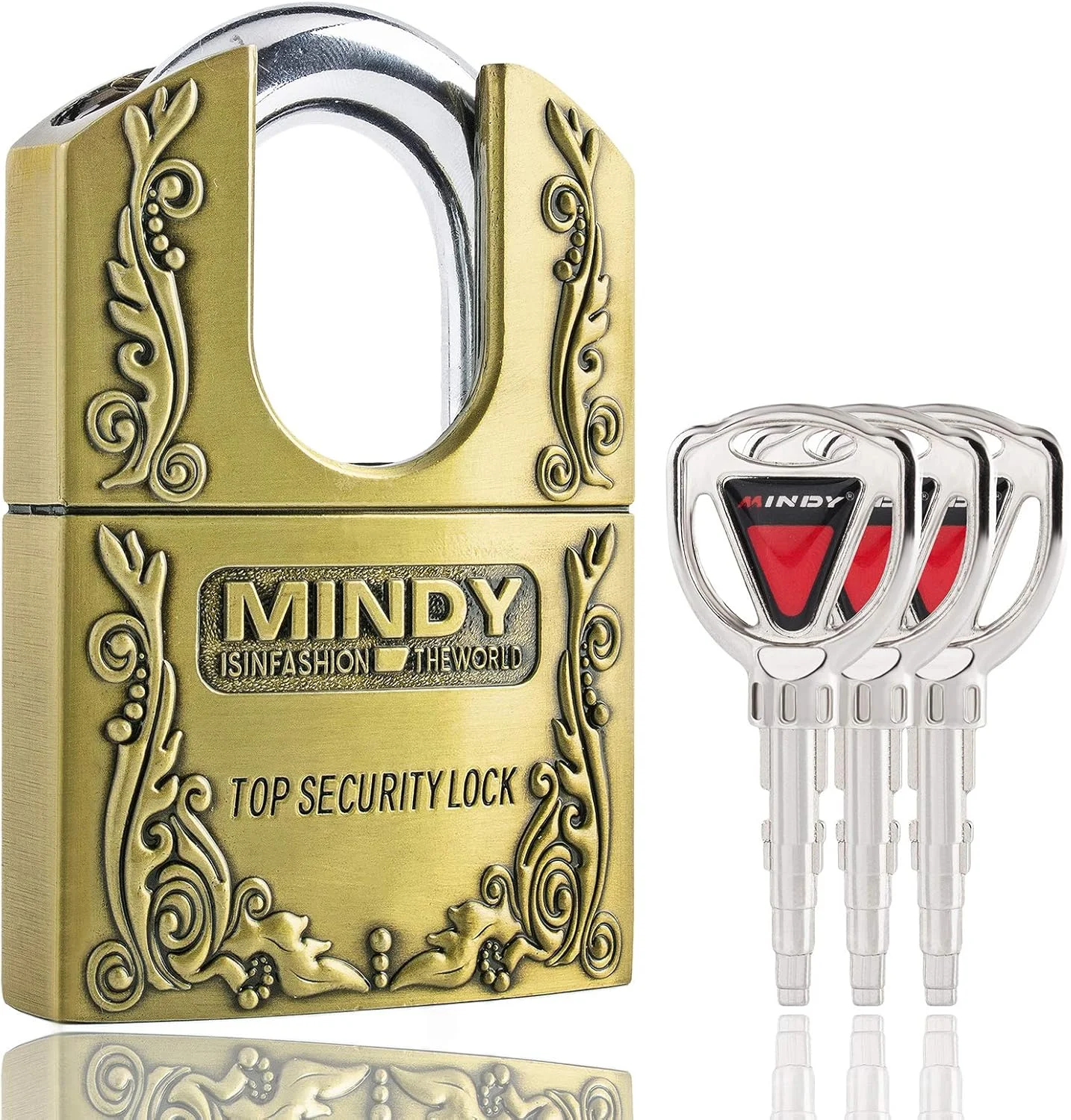 قفل آویز کلیدی سنگین وظیفه 3 کلید Mindy با روکش محافظ و امنیت بالا، اندازه 40 میلی متر قفل آویز کلیدی سنگین وظیفه 3 کلید Mindy با روکش محافظ و امنیت بالا، اندازه 40 میلی متر