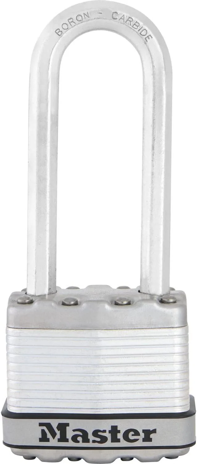 قفل آویز امنیتی مسترلاک با محافظت در برابر فضای باز، میله بلند، قفل کلیدی، بدنه 45 میلی متری، ایده آل برای ایمن سازی دروازه قفل آویز امنیتی مسترلاک با محافظت در برابر فضای باز، میله بلند، قفل کلیدی، بدنه 45 میلی متری، ایده آل برای ایمن سازی دروازه