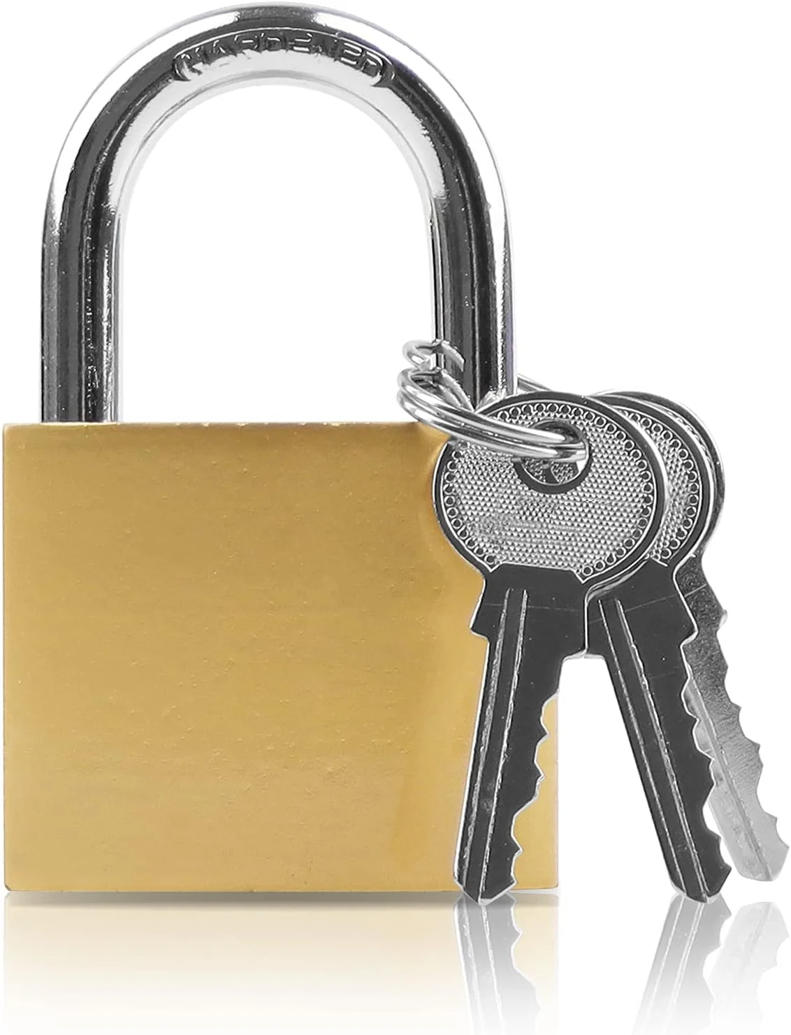 قفل آویز Lamondre، قفل سنگین با کلید، قفل امنیتی بالا برای فضای باز، قفل کلیدی برای انبار، گاراژ، باغ، سوله - 48 میلی متر قفل آویز Lamondre، قفل سنگین با کلید، قفل امنیتی بالا برای فضای باز، قفل کلیدی برای انبار، گاراژ، باغ، سوله - 48 میلی متر