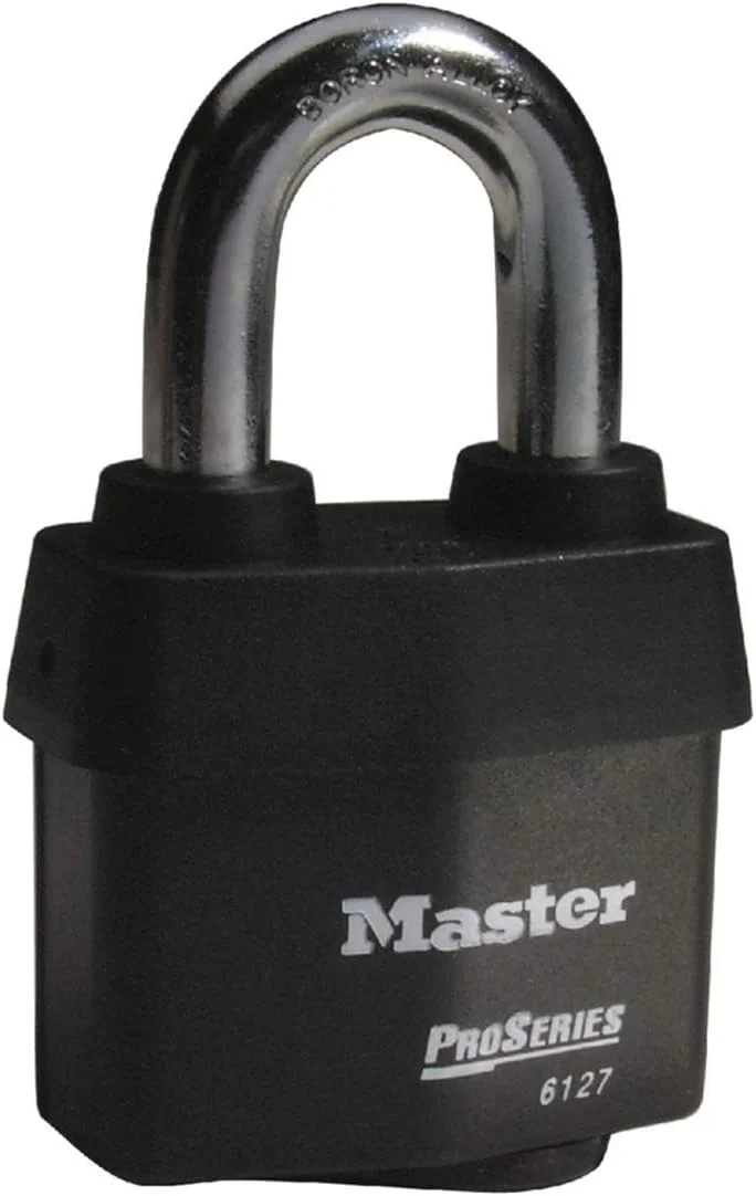 قفل آویز ضد آب سری Master Lock Pro مدل 6127EURD مناسب برای کاربردهای حمل و نقل و صنعتی