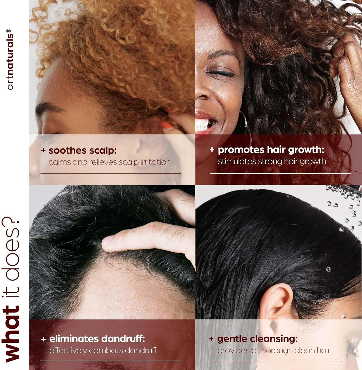 شامپو آرگان درمانی آرت نچرالز - (473 میلی لیتر) - قطران زغال سنگ طبیعی و ارگانیک با روغن آرگان - درمان کمک می کند به ضد خارش پوست سر، علائم پسوریازیس، اگزما - بدون سولفات