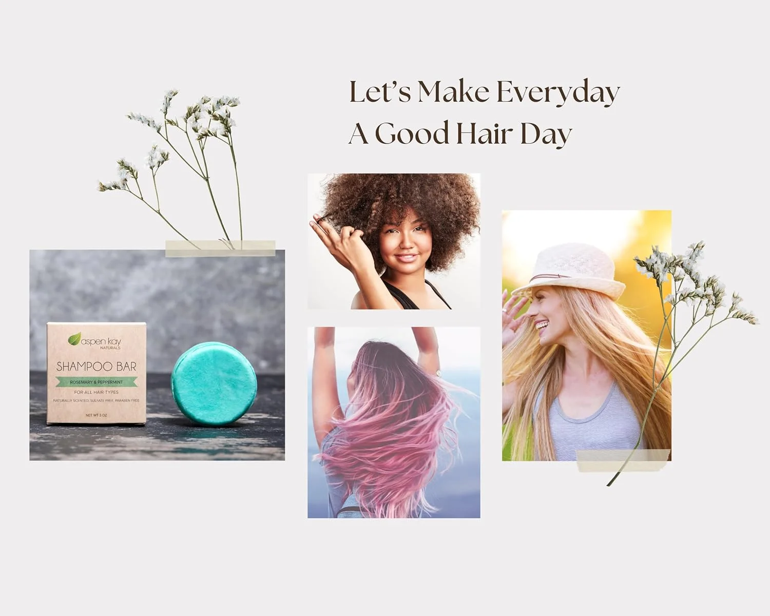 شامپو بار جامد Aspen Kay Naturals، ساخته شده با مواد ارگانیک، بدون سولفات، بدون تست حیوانی و وگان، بار 90 میلی لیتری (رزماری نعناع) شامپو بار جامد Aspen Kay Naturals، ساخته شده با مواد ارگانیک، بدون سولفات، بدون تست حیوانی و وگان، بار 90 میلی لیتری (رزماری نعناع)