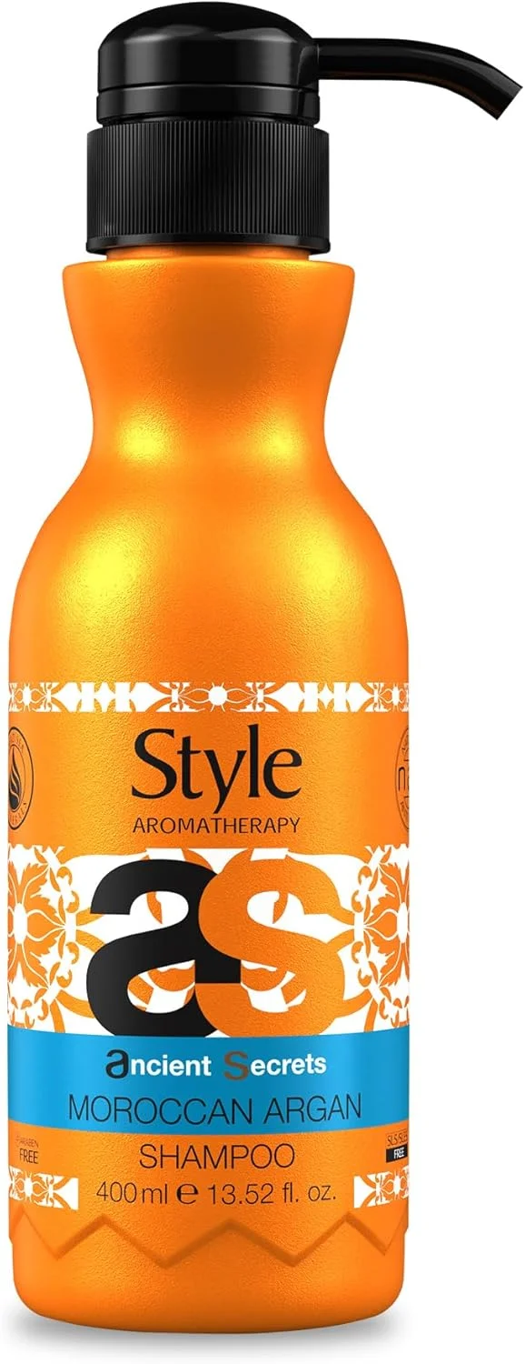 شامپو آرگان مراکشی حرفه ای استایل آروماتراپی 400 میلی لیتر | بدون سولفات | بدون پارابن | برای موهای خشک، کدر و انواع مو شامپو آرگان مراکشی حرفه ای استایل آروماتراپی 400 میلی لیتر | بدون سولفات | بدون پارابن | برای موهای خشک، کدر و انواع مو
