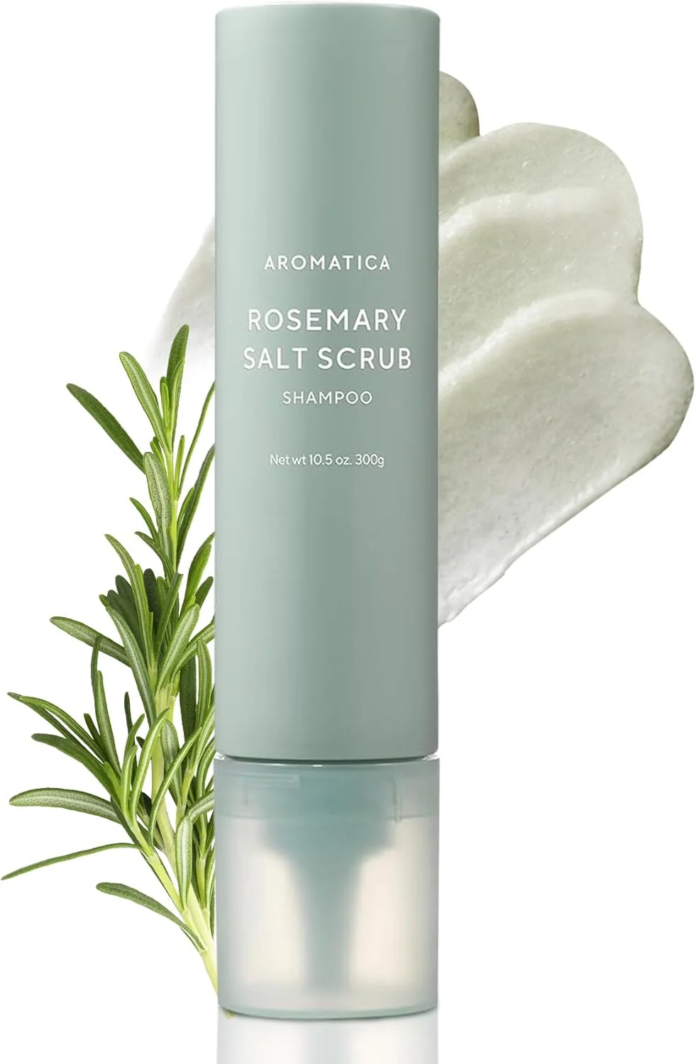 شامپو اسکراب نمک رزماری آروماتیکا - شامپو سم زدای پوست سر کره ای ضد ریزش مو با روغن رزماری | لایه بردار پوست سر با اسکراب نمک برای پوست سر چرب | بدون سولفات، بدون سیلیکون 300 گرم شامپو اسکراب نمک رزماری آروماتیکا - شامپو سم زدای پوست سر کره ای ضد ریزش مو با روغن رزماری | لایه بردار پوست سر با اسکراب نمک برای پوست سر چرب | بدون سولفات، بدون سیلیکون 300 گرم