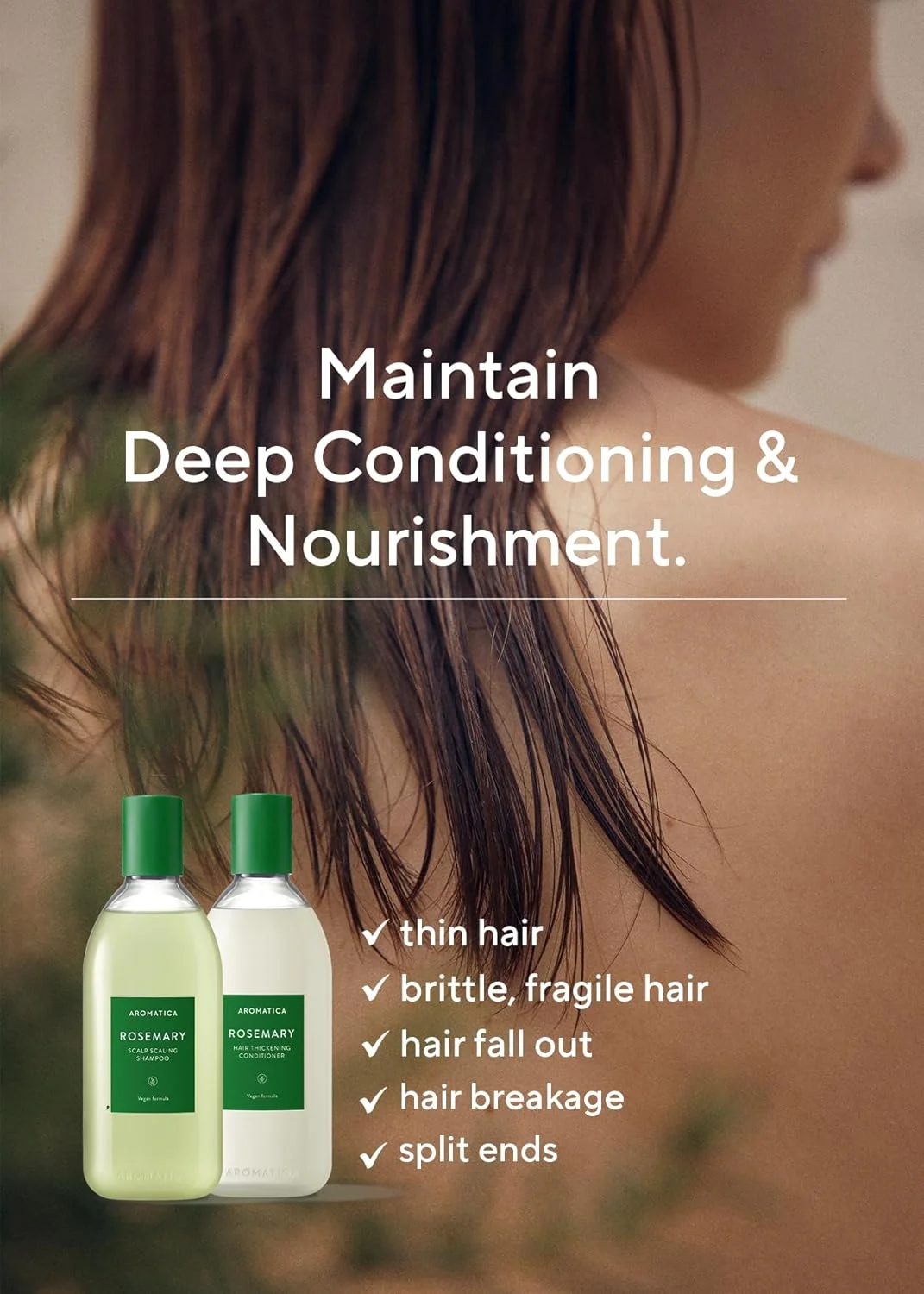 ست شامپو و نرم کننده رزماری AROMATICA برای پوست سر، هر کدام 400 میلی لیتر – محصولات مراقبت از مو وگان با روغن رزماری برای پوست سر خشک و خارش دار ست شامپو و نرم کننده رزماری AROMATICA برای پوست سر، هر کدام 400 میلی لیتر – محصولات مراقبت از مو وگان با روغن رزماری برای پوست سر خشک و خارش دار