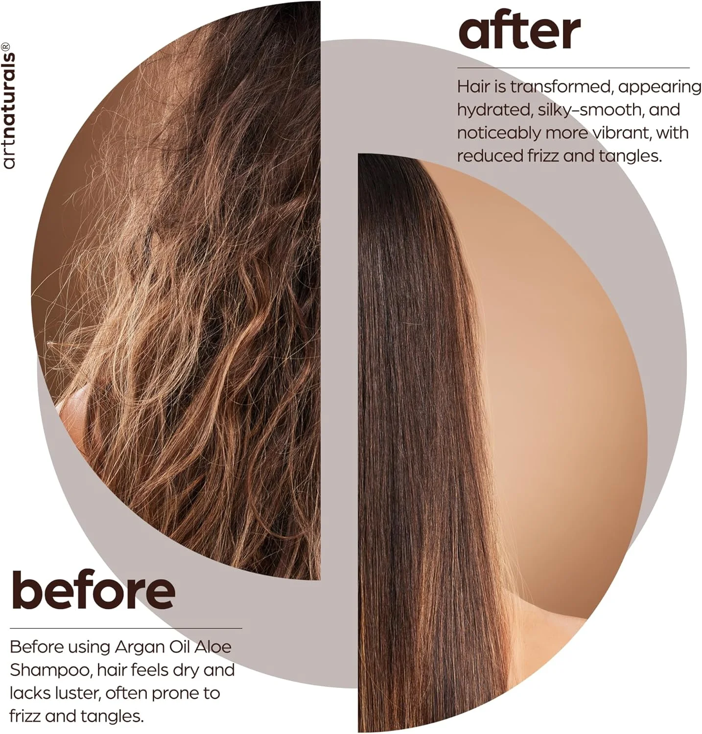 شامپو روغن آرگان و آلوئه آرت نچرالز، 473 میلی لیتر