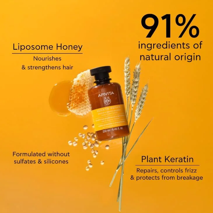 شامپو ترمیم کننده کراتین آپی ویتا 250 میلی لیتر - بدون سولفات، ترمیم کننده موهای خشک و آسیب دیده، محافظت در برابر شکستگی مو و موخوره، ضد وز، مناسب برای موهای کراتین شده شامپو ترمیم کننده کراتین آپی ویتا 250 میلی لیتر - بدون سولفات، ترمیم کننده موهای خشک و آسیب دیده، محافظت در برابر شکستگی مو و موخوره، ضد وز، مناسب برای موهای کراتین شده