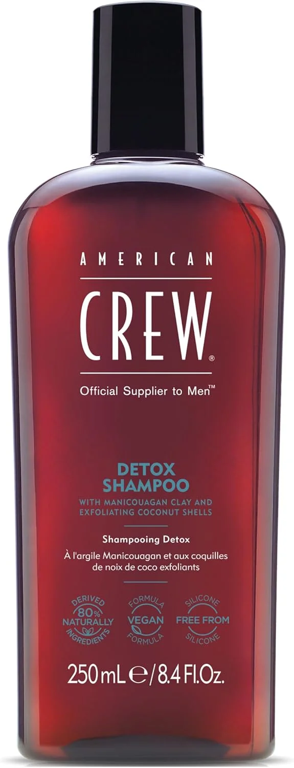 شامپو سم زدای مو امریکن کرو 250 میلی لیتر سفید 738678001158