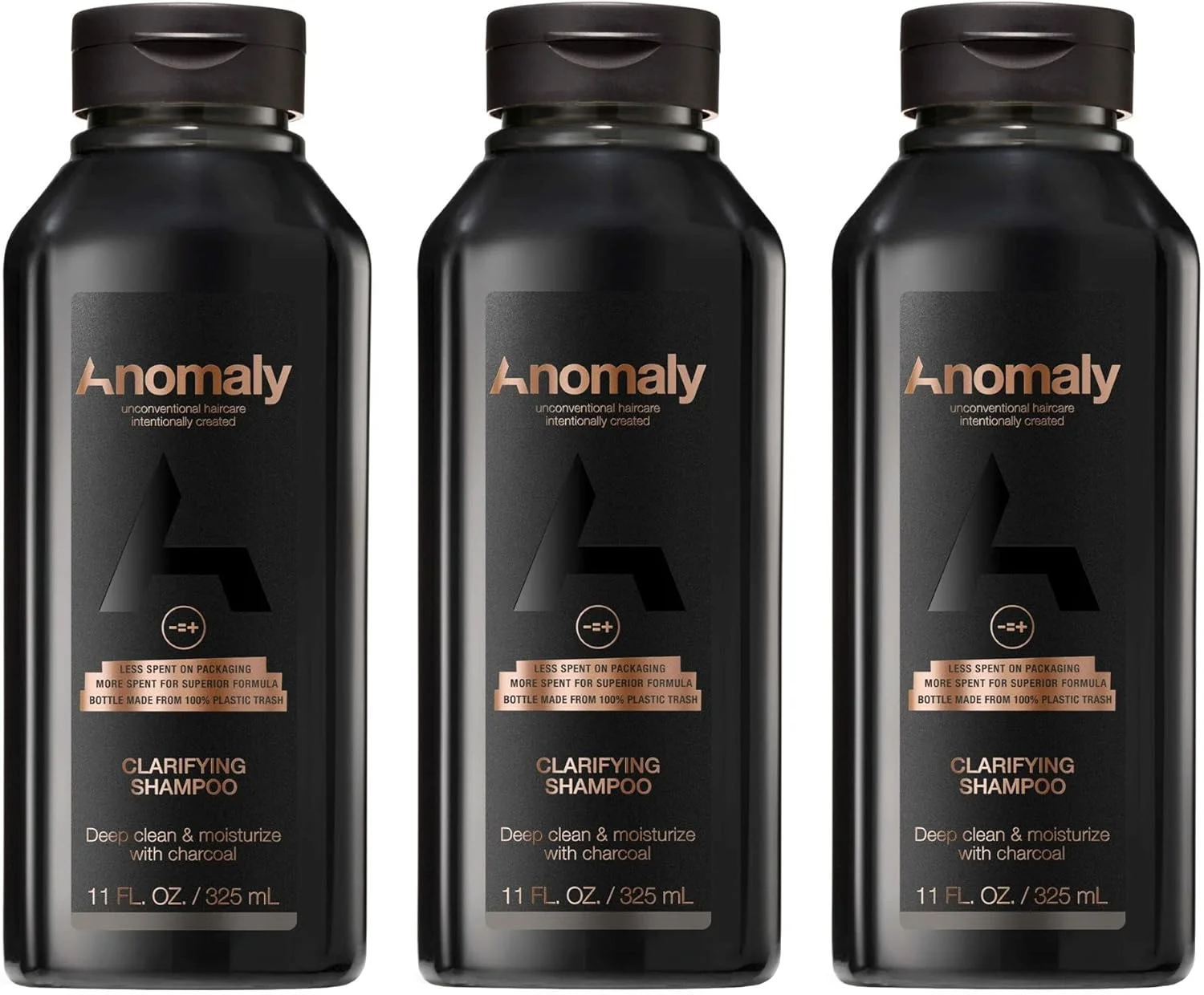 شامپو سم زدای پوست سر اکالیپتوس و زغال گیاهی آنومالی برای رفع تجمع مواد | بدون سولفات و پارابن | مناسب خانم ها و آقایان | بسته بندی پایدار و سازگار با محیط زیست ساخته شده از پلاستیک اقیانوسی، 330 میلی لیتر (بسته 3 عددی) شامپو سم زدای پوست سر اکالیپتوس و زغال گیاهی آنومالی برای رفع تجمع مواد | بدون سولفات و پارابن | مناسب خانم ها و آقایان | بسته بندی پایدار و سازگار با محیط زیست ساخته شده از پلاستیک اقیانوسی، 330 میلی لیتر (بسته 3 عددی)