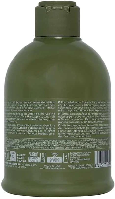 شامپو مایع آلتر اگو 300 میلی لیتر، مخصوص موهای آسیب دیده - ترمیم کننده و آبرسان برای انواع مو