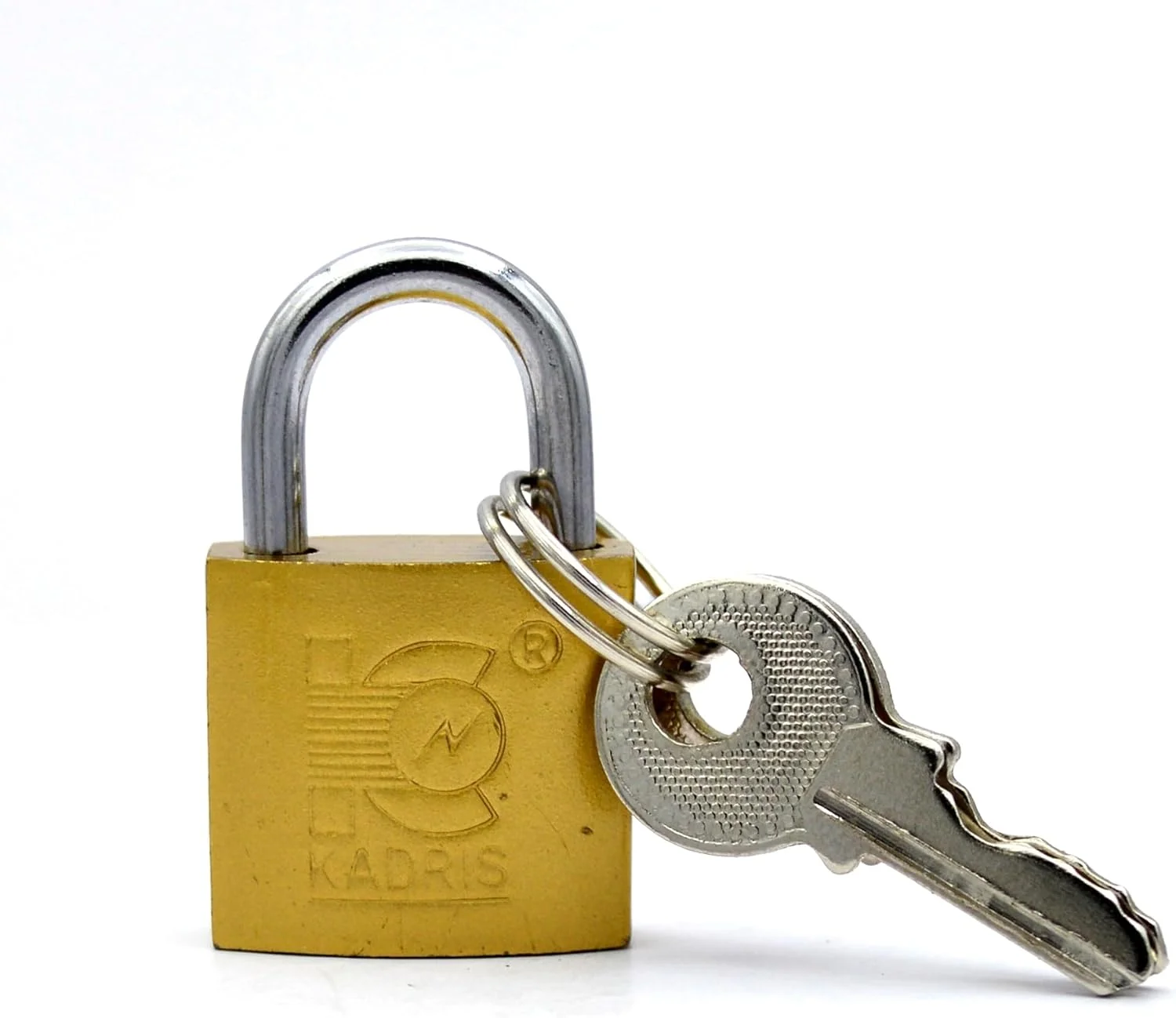 قفل آویز برنجی سنگین کادریس مدل HA-1425، سایز 20 میلی متر، کروم