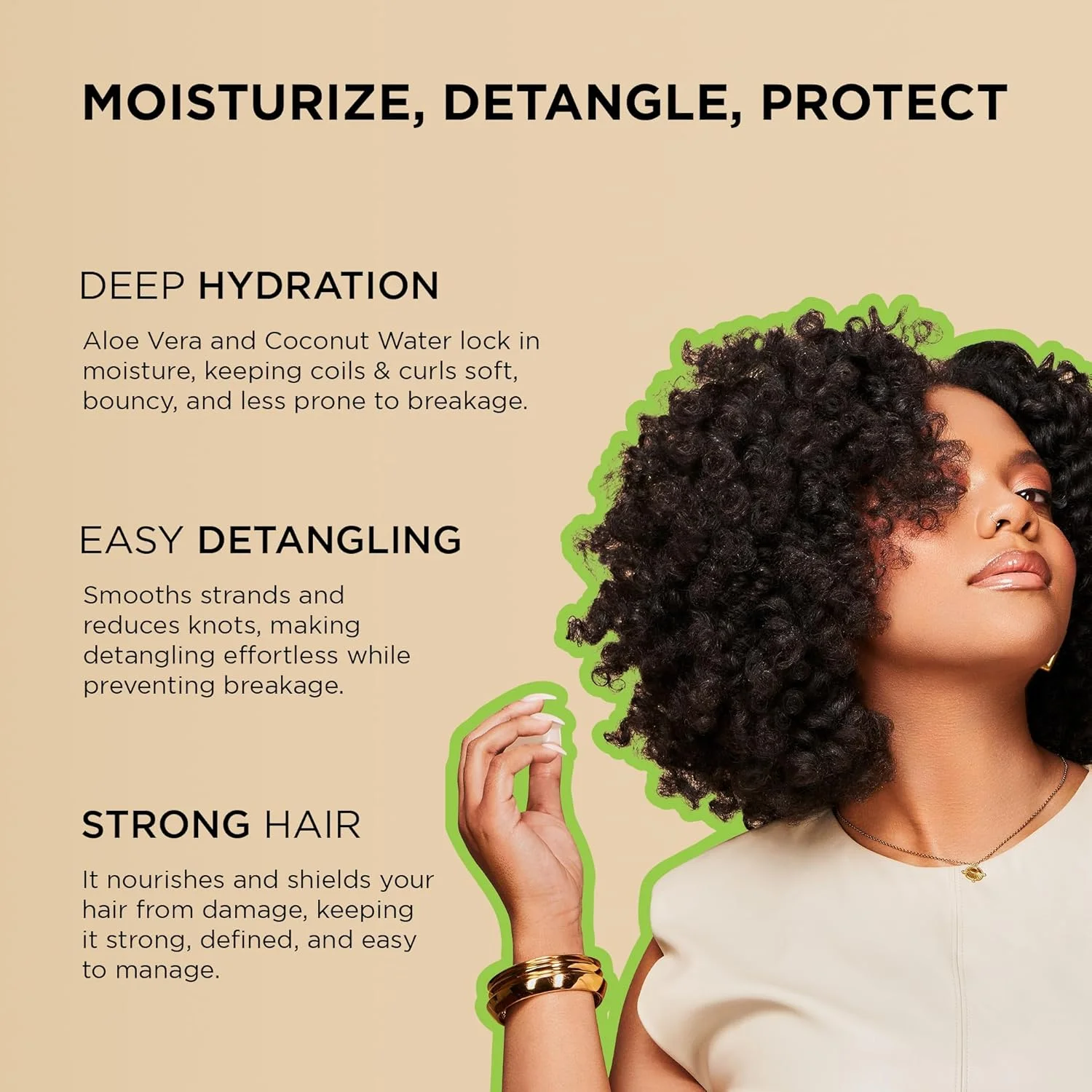 پری-شامپو آلوئه ورا و آب نارگیل African Pride Moisture Miracle (بسته 3 عددی) - کمک به کاهش شکستگی مو برای موهای فر و مجعد طبیعی، باز کردن گره و نرم کننده مو، 355 میلی لیتر پری-شامپو آلوئه ورا و آب نارگیل African Pride Moisture Miracle (بسته 3 عددی) - کمک به کاهش شکستگی مو برای موهای فر و مجعد طبیعی، باز کردن گره و نرم کننده مو، 355 میلی لیتر