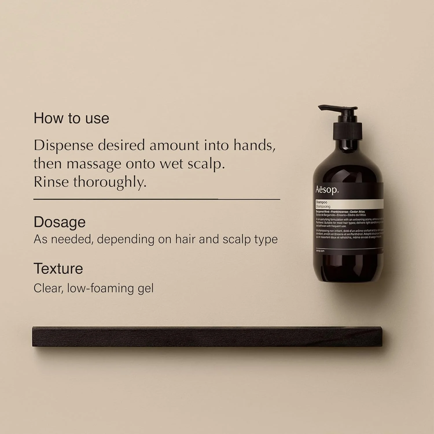 شامپو Aesop | شامپو احیا کننده برای موهای نرم، براق و خوشبو | حاوی کندر و پانتنول | 100 میلی لیتر شامپو Aesop | شامپو احیا کننده برای موهای نرم، براق و خوشبو | حاوی کندر و پانتنول | 100 میلی لیتر