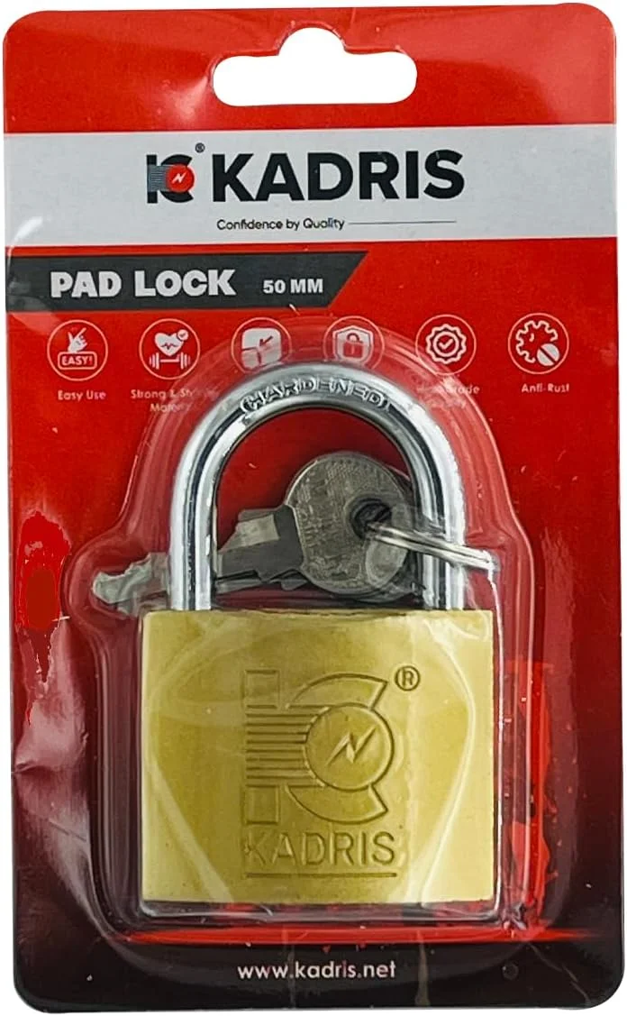 قفل آویز برنجی سنگین کادریس مدل HA-1425، سایز 20 میلی متر، کروم قفل آویز برنجی سنگین کادریس مدل HA-1425، سایز 20 میلی متر، کروم