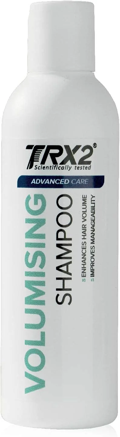 شامپو حجم دهنده مراقبت پیشرفته TRX2 - مناسب برای انواع پوست و مو - حجم فوری و سبک - بدون پارابن [200 میلی لیتر]