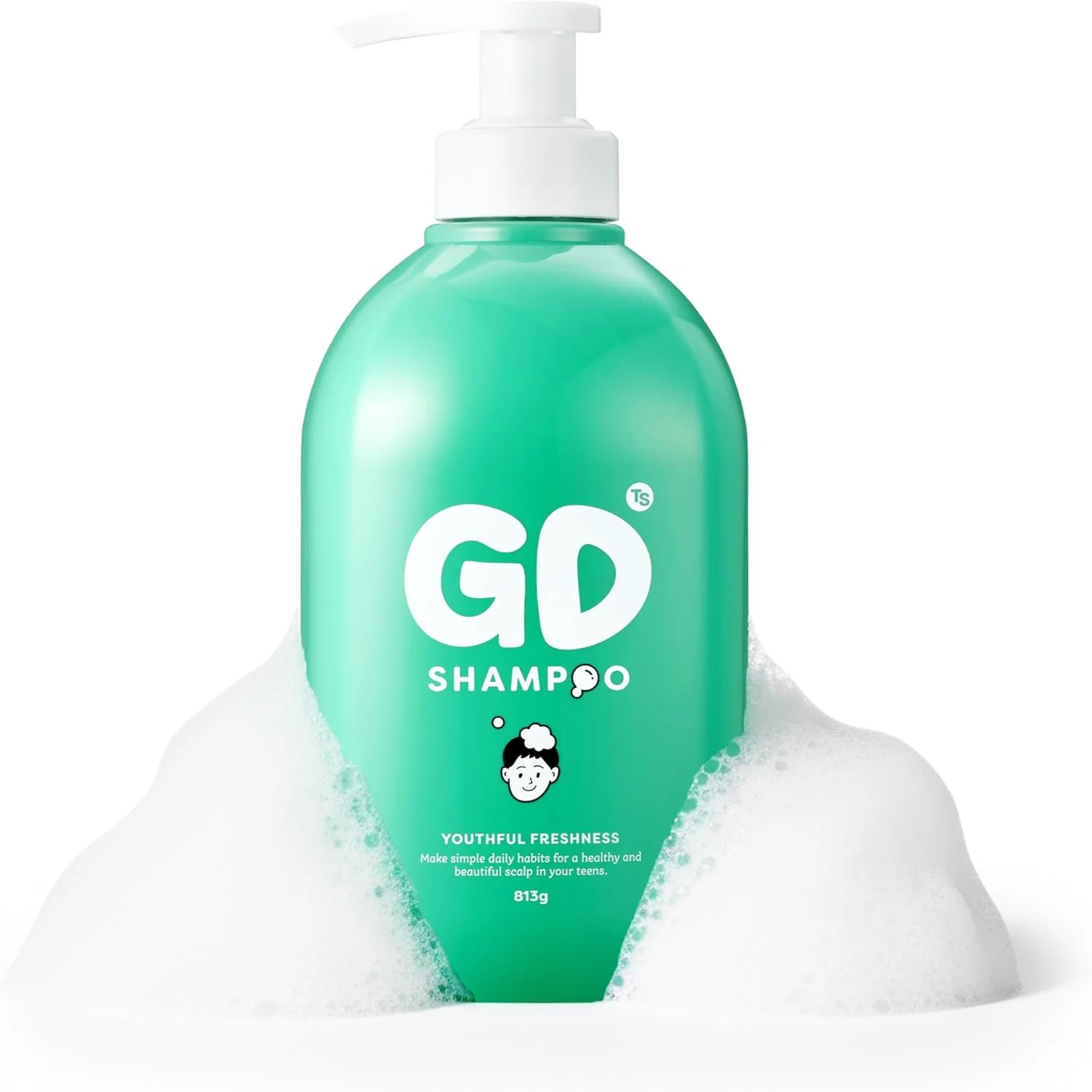شامپو TS GD برای شوره سر و خارش پوست سر (400 میلی لیتر) شامپو مناسب جوانان و نوجوانان | درمان برای نوجوانان | بدون آلرژن | بدون سیلیکون، SLS، SLES