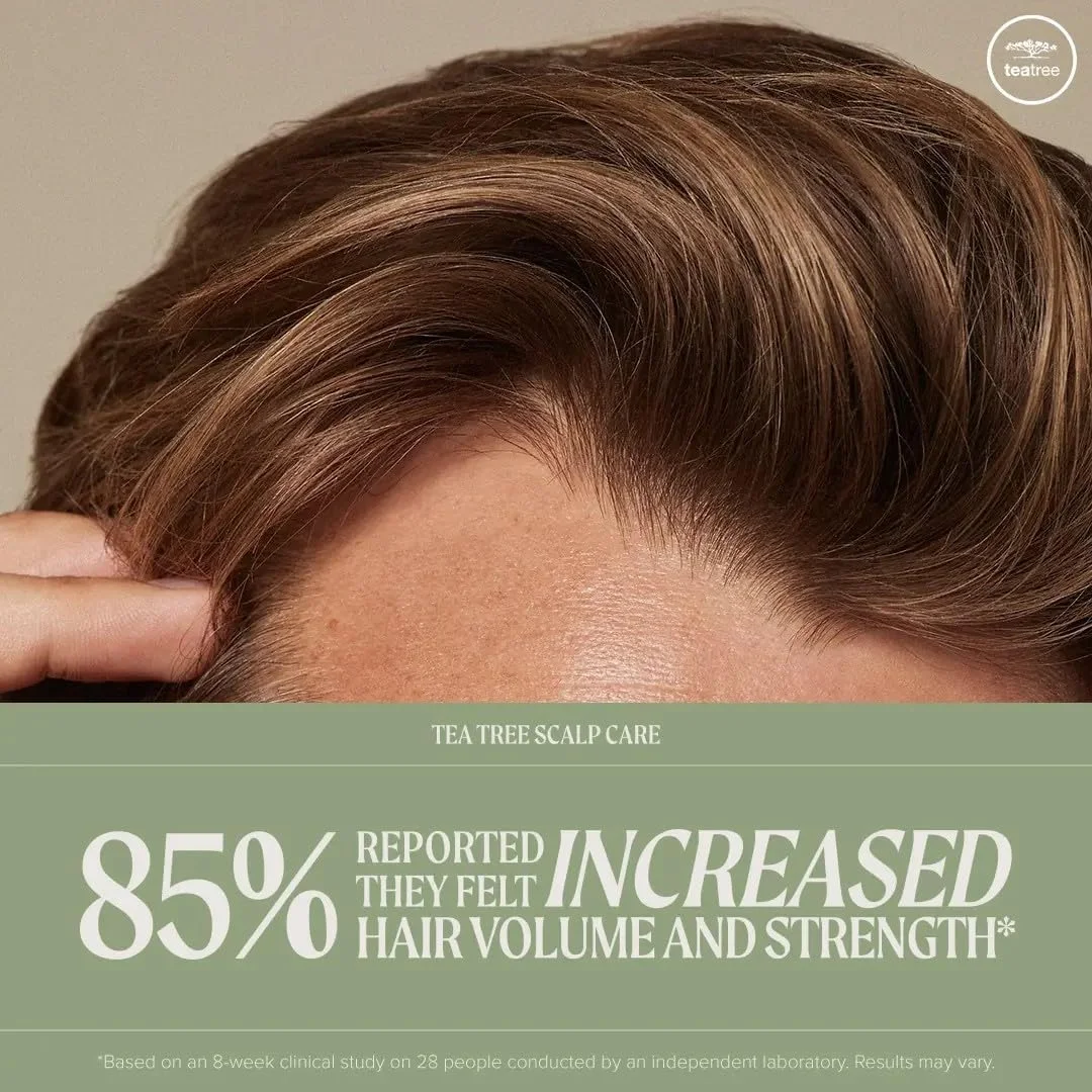 شامپو تقویت کننده و ضخیم کننده مو تی تری، مناسب موهای نازک و کم حجم، 1000 میلی لیتر