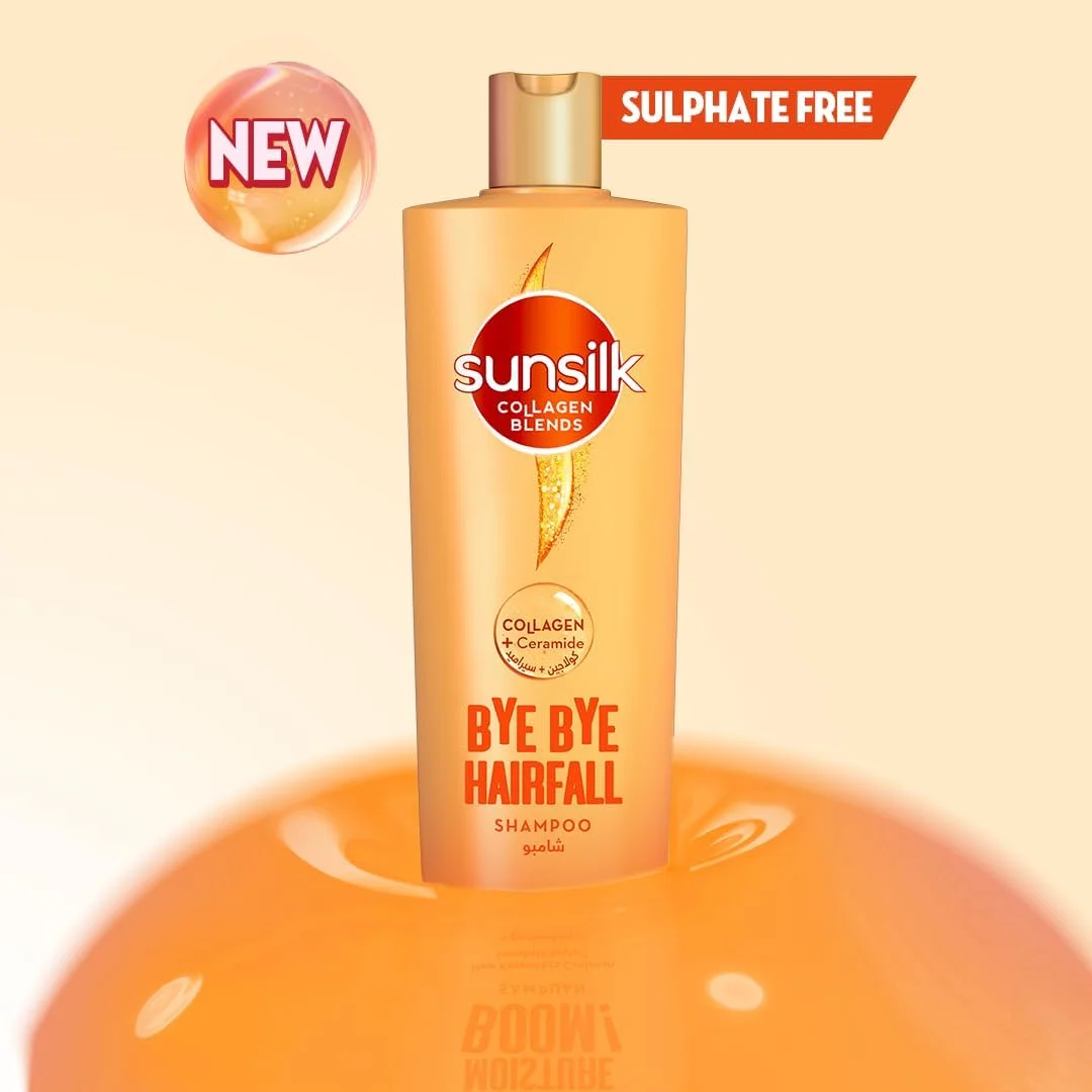 شامپو سانسیلک حاوی ترکیبات کلاژن برای جلوگیری از ریزش مو، خداحافظ ریزش مو، غنی شده با کلاژن + سرامید، 350 میلی لیتر شامپو سانسیلک حاوی ترکیبات کلاژن برای جلوگیری از ریزش مو، خداحافظ ریزش مو، غنی شده با کلاژن + سرامید، 350 میلی لیتر