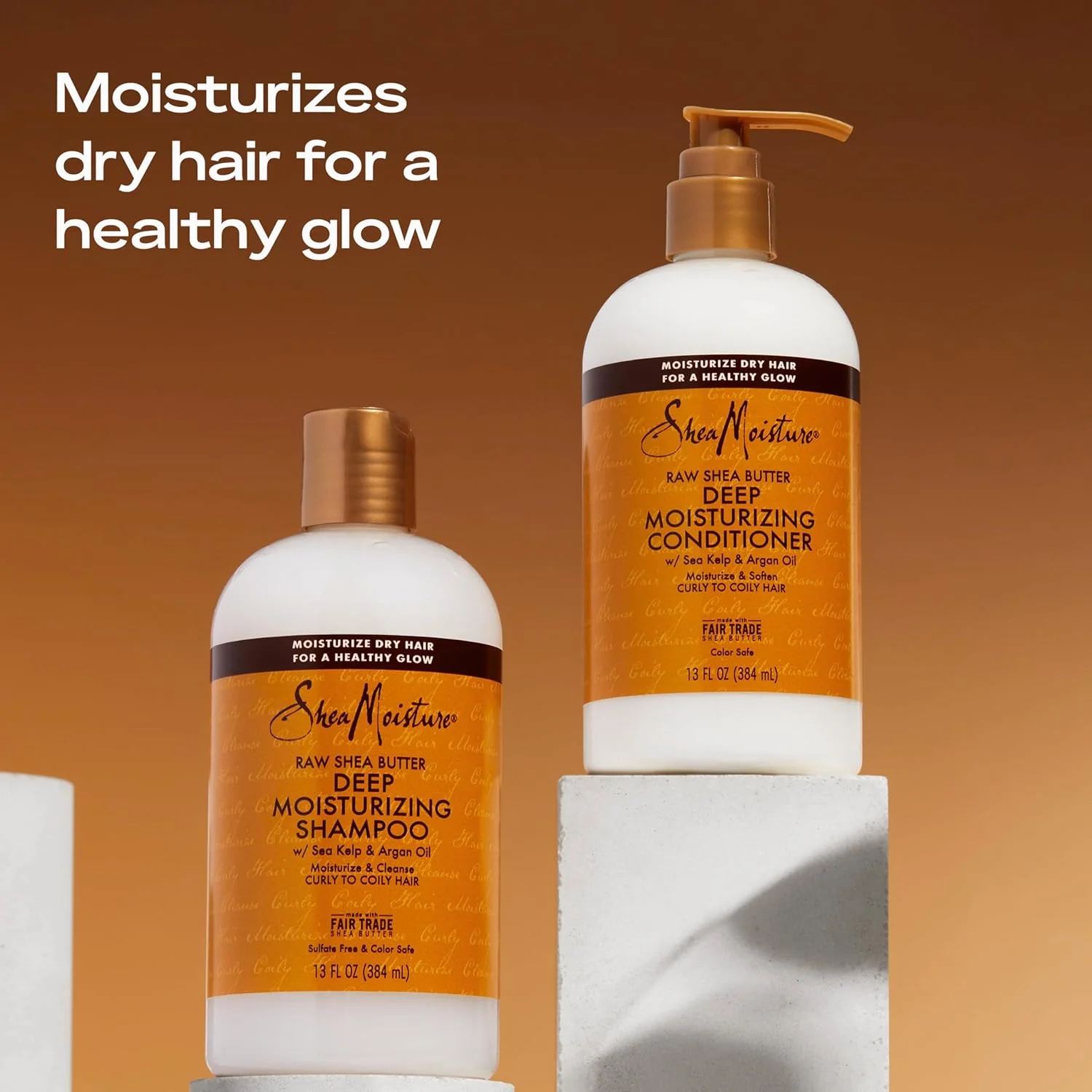 شامپو شی مویسچر حاوی شی باتر خام برای حفظ رطوبت مو - 384 میلی لیتر