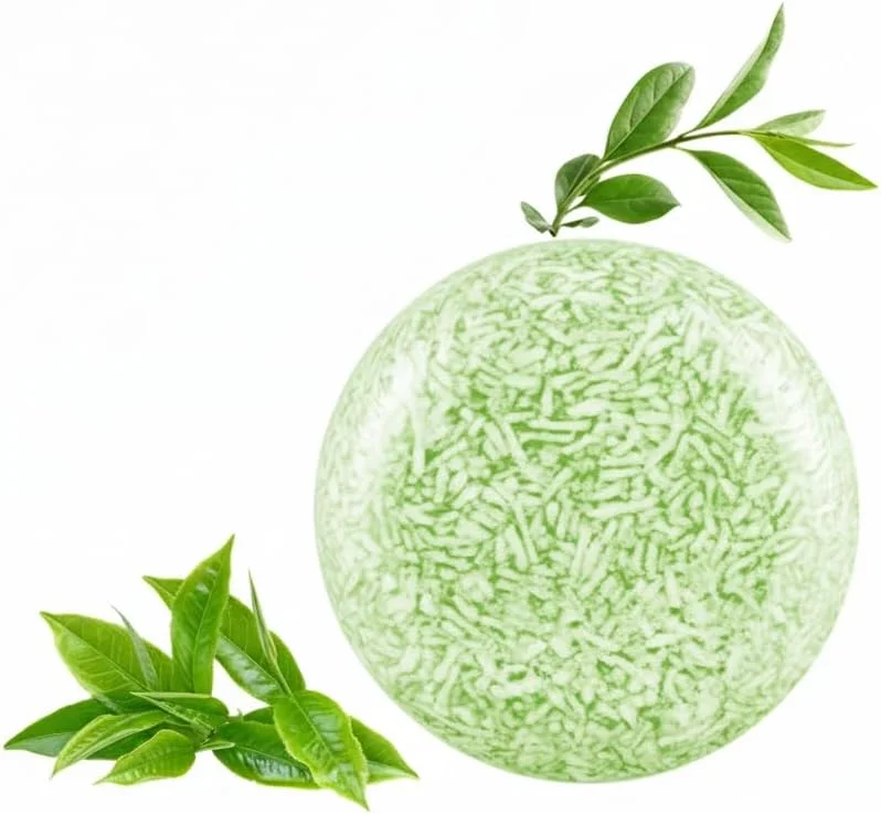 شامپو بار درخت چای، شامپو جامد طبیعی ضد شوره و کنترل چربی آزونه، فرمول گیاهی برای زنان و مردان، 55 گرم (1 عدد، سبز)