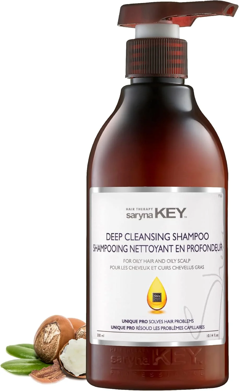 شامپو پاک کننده عمقی سارینا کی برای موهای چرب و پوست سر چرب (300 میلی لیتر)