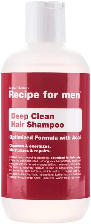 شامپو پاک کننده عمیق مو رسیپی فور من 250 میلی لیتر
