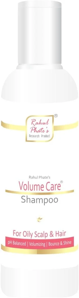 شامپو مراقبت از حجم مو برای موهای چرب Rahul Phate's Research Products | تغذیه کننده پوست سر و ریشه مو | جلوگیری از شوره سر | کاهش شکستگی مو | برای موهای صاف، درخشان، حجیم و سالم | برای زنان و مردان | 200 میلی لیتر