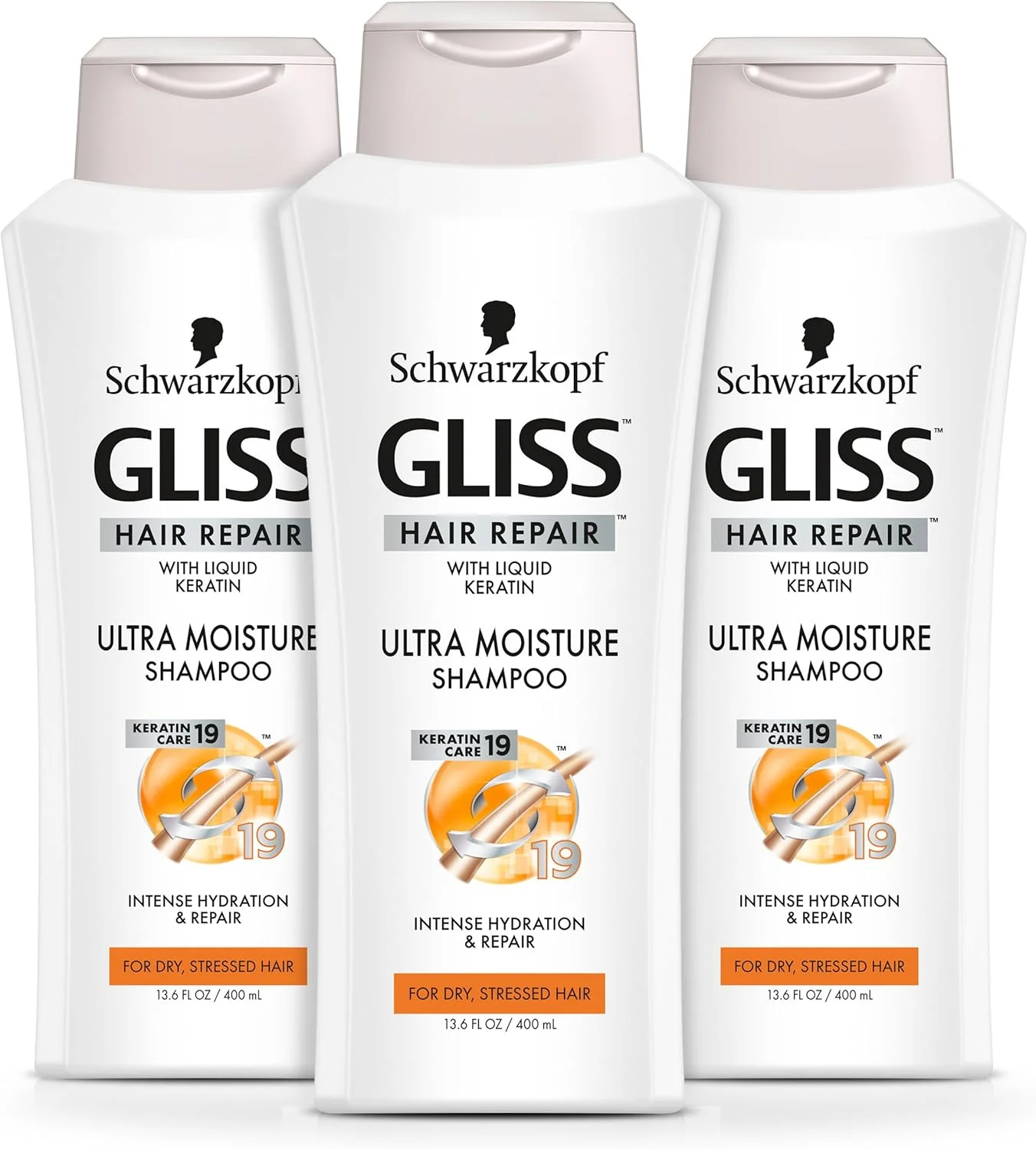 شامپو ترمیم کننده مو گلیس، رطوبت فوق العاده برای موهای خشک یا آسیب دیده، 400 میلی لیتر (بسته 3 عددی) شامپو ترمیم کننده مو گلیس، رطوبت فوق العاده برای موهای خشک یا آسیب دیده، 400 میلی لیتر (بسته 3 عددی)