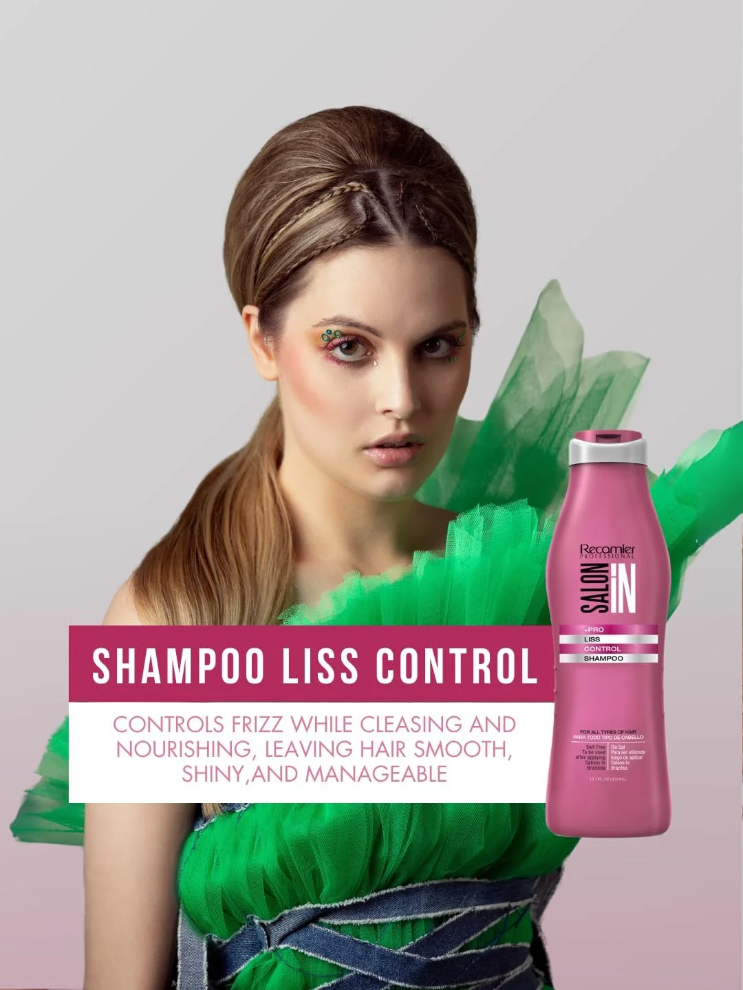 شامپو ضد وز مو رکامیر پروفشنال سالن این 34127 حاوی پروتئین ابریشم