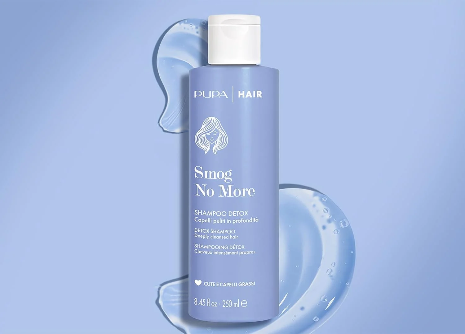 شامپو سم زدا مو پوپا مدل Smog No More مناسب پوست سر و موهای چرب 250 میلی لیتر