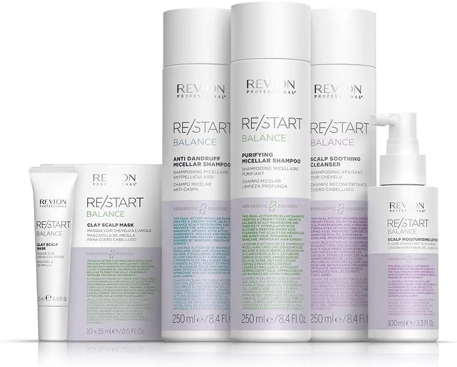 شامپو میسلار پاک کننده مو رولون پروفشنال بالانس، درمان موهای چرب برای پاکسازی عمیق و رفع تجمع چربی (250 میلی لیتر) مناسب برای خانم ها و آقایان