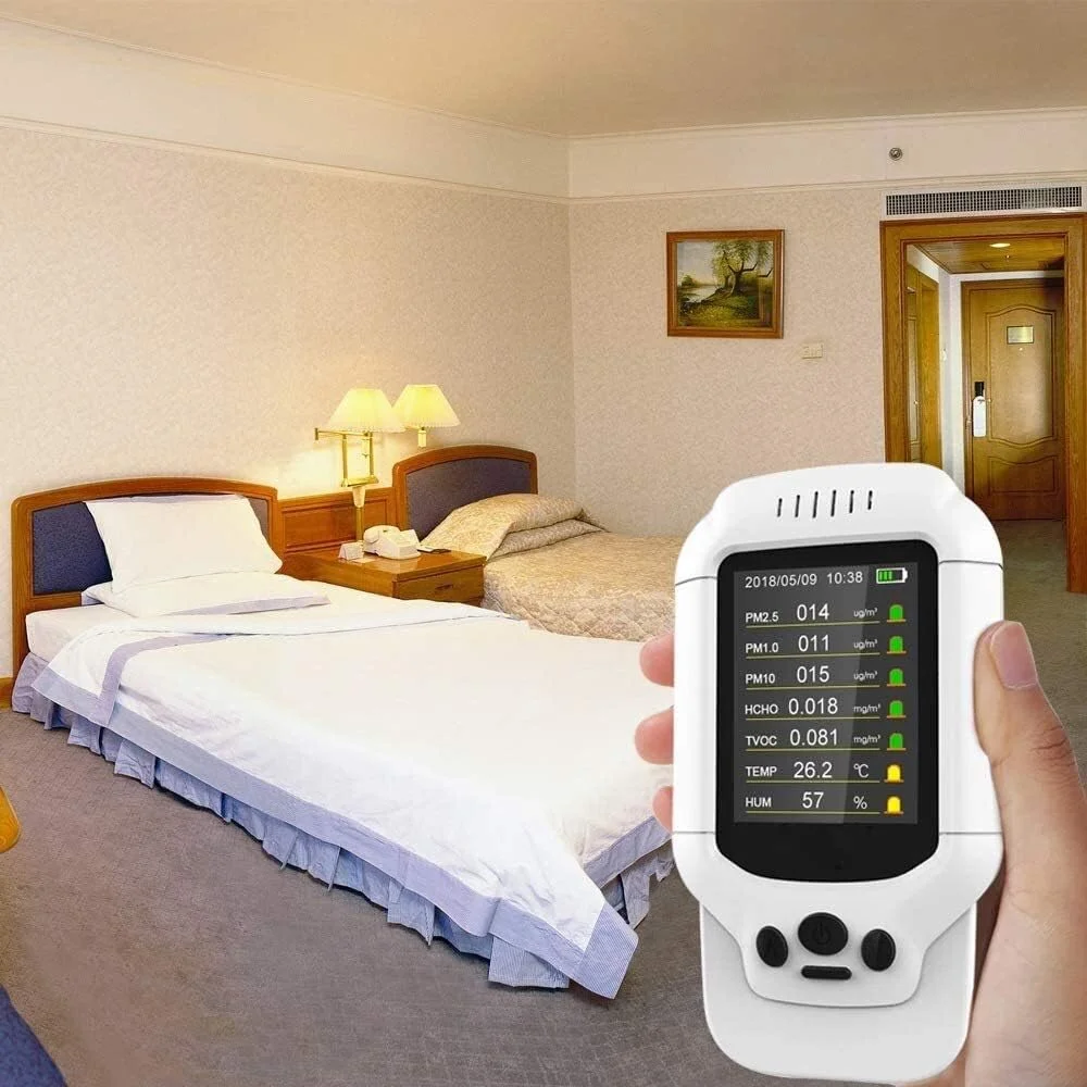 تستر فرمالدئید ZXM 1PC PM2.5، مانیتور کیفیت هوا، تستر ازن قابل حمل، آشکارساز هوا چند گازی، تستر فرمالدئید