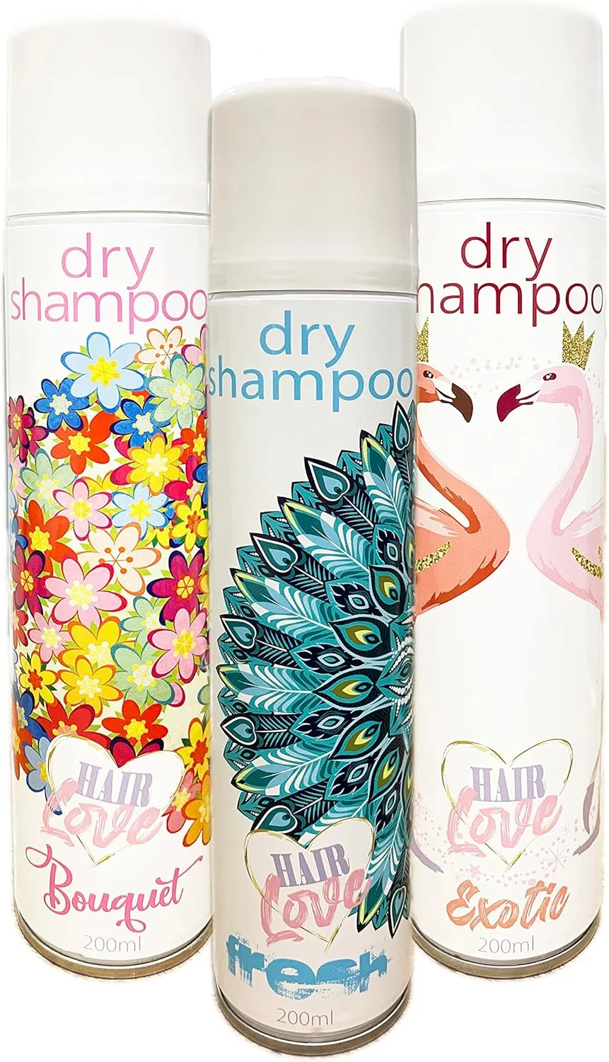 شامپو خشک PILOT Hair Love برای موهای وز و چرب، مراقبت برای موهایی تا 100% نرم تر (اگزوتیک)