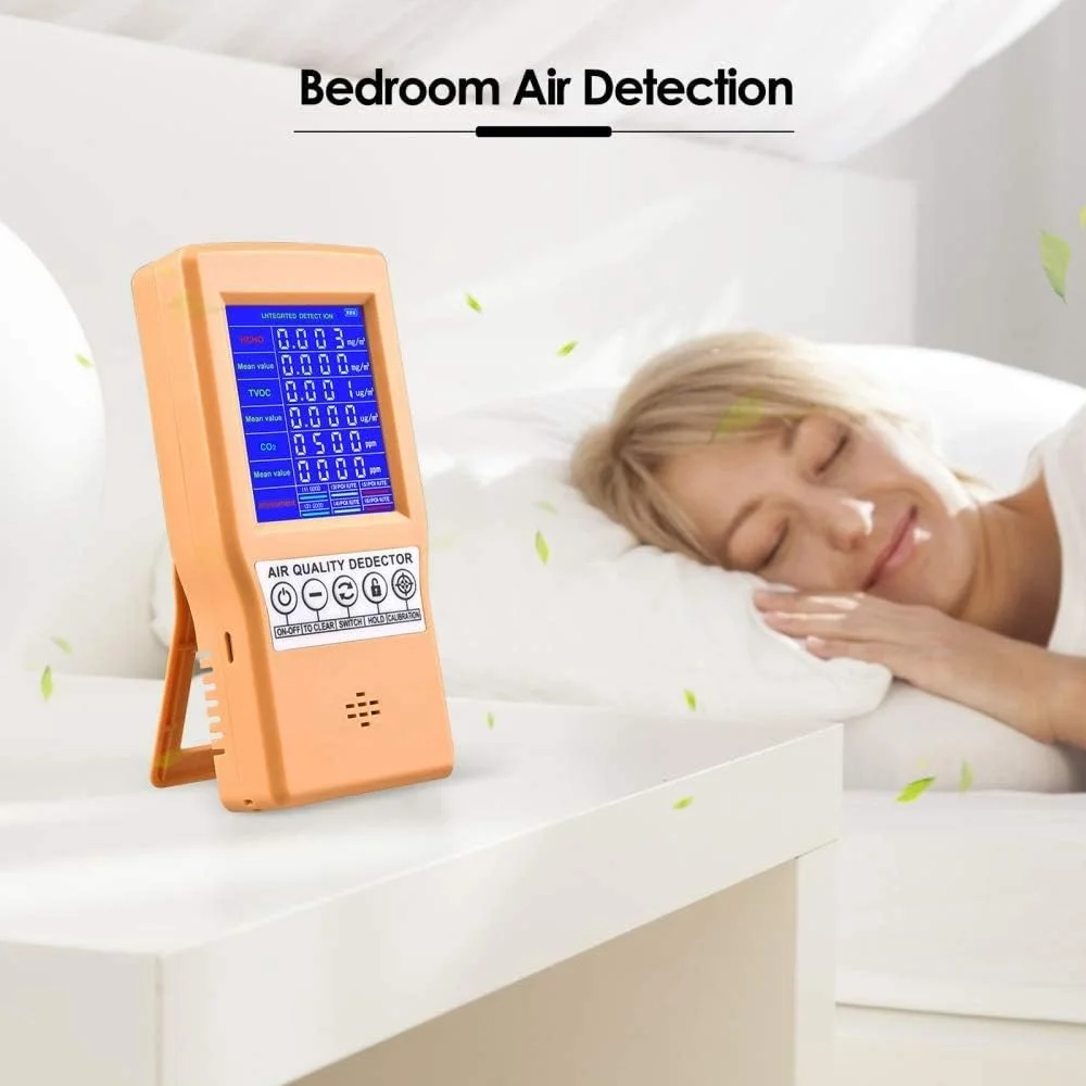 دستگاه تشخیص کیفیت هوا ZXM، مانیتور گاز فرمالدئید TVOC HCHO CO2، آنالایزر هوای دیجیتال قابل حمل، دستگاه تشخیص آلودگی هوا دستگاه تشخیص کیفیت هوا ZXM، مانیتور گاز فرمالدئید TVOC HCHO CO2، آنالایزر هوای دیجیتال قابل حمل، دستگاه تشخیص آلودگی هوا