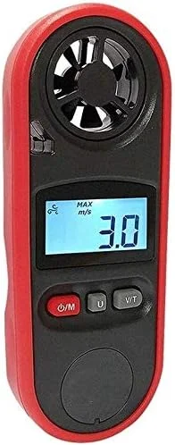 بادسنج دستی دقیق ZXM با صفحه نمایش LCD برای اندازه گیری سرعت باد و دما