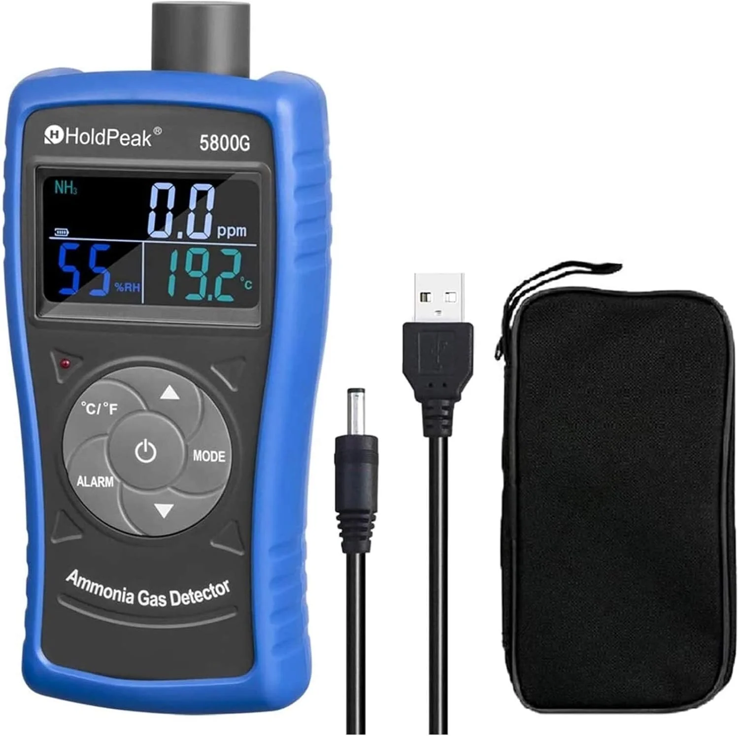 دستگاه تست و مانیتور تشخیص گاز آمونیاک ZXM، دستگاه حرفه ای تشخیص ذرات معلق برای صنعت، خانه، کارخانه، کیفیت دستگاه تصفیه هوا، دکوراسیون، محیط زیست