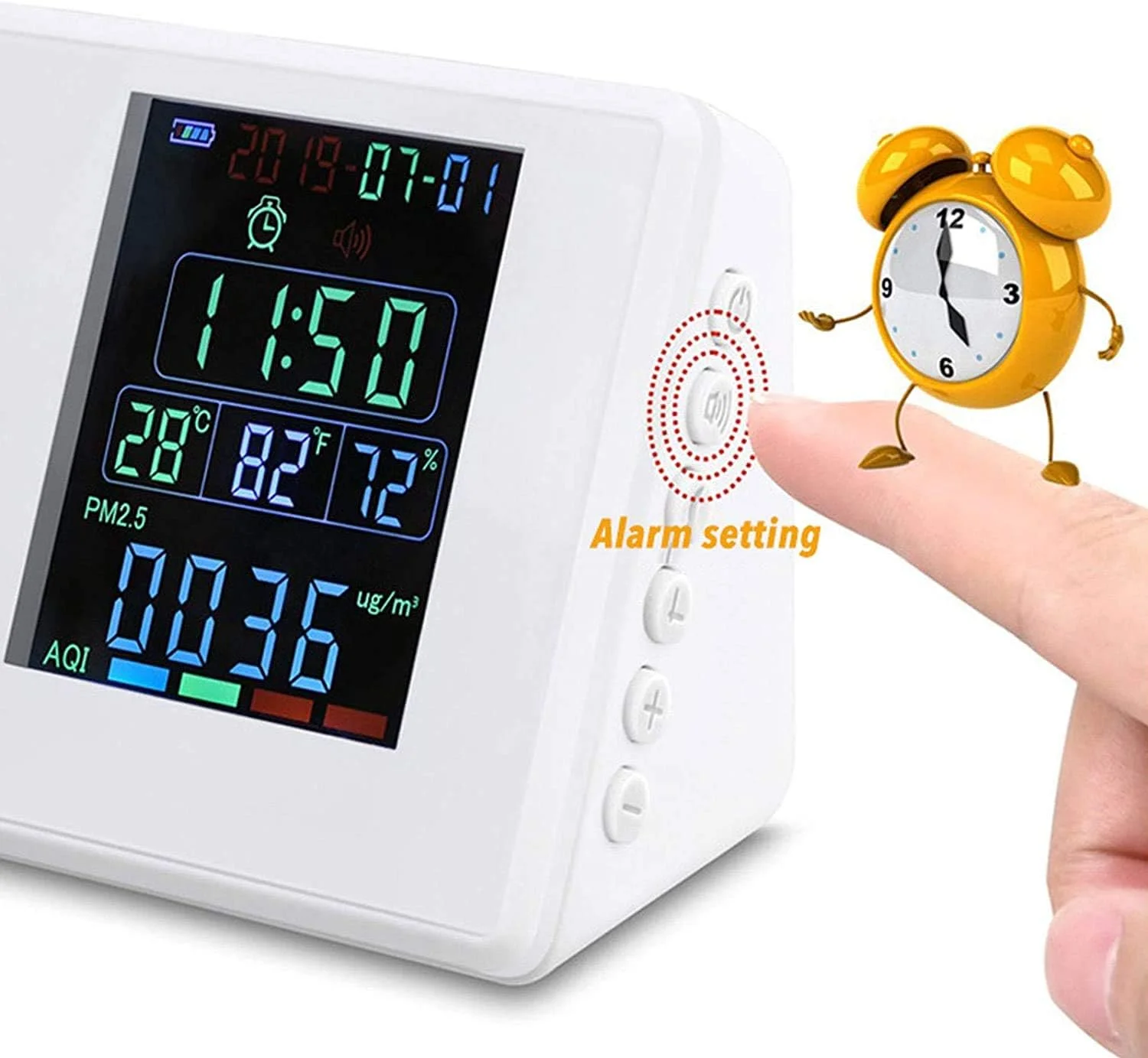 آنالیزور گاز و مانیتور کیفیت هوا ZXM - ردیاب PM2.5PM، تستر دی اکسید کربن، ردیاب مانیتور فرمالدئید